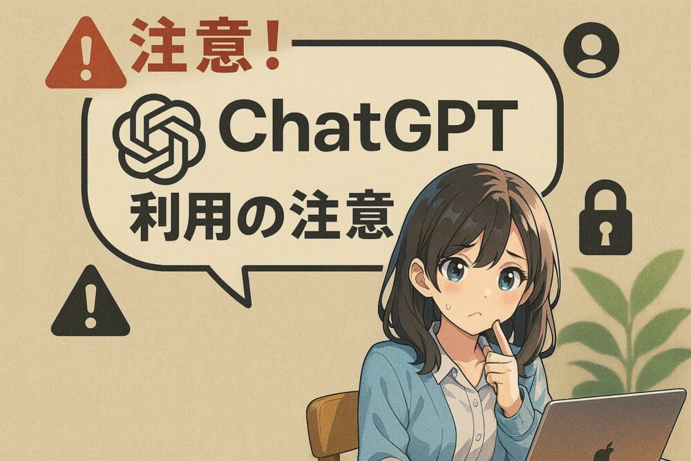 チャットGPTの注意点